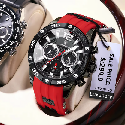 Spartan Watch Black ⚫ Red 🔴