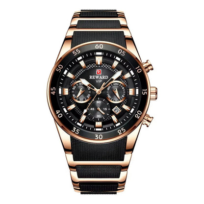 Reloj de Lujo RD Black Golden "Elegancia Suprema"