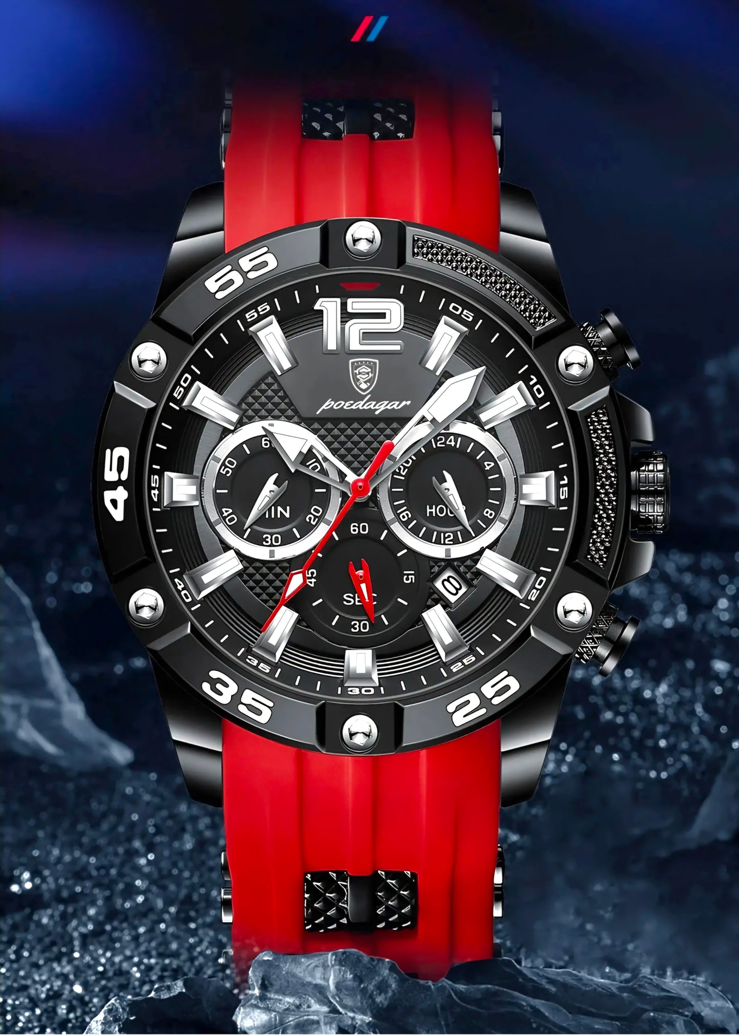 Spartan Watch Black ⚫ Red 🔴