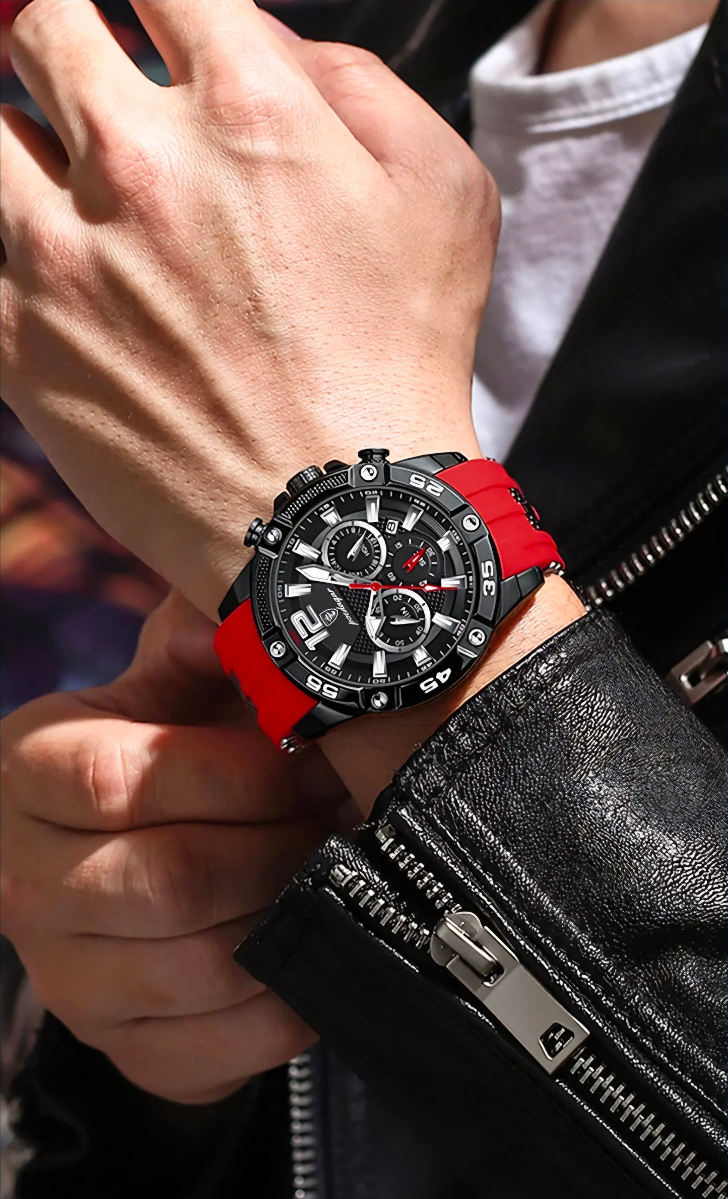 Spartan Watch Black ⚫ Red 🔴