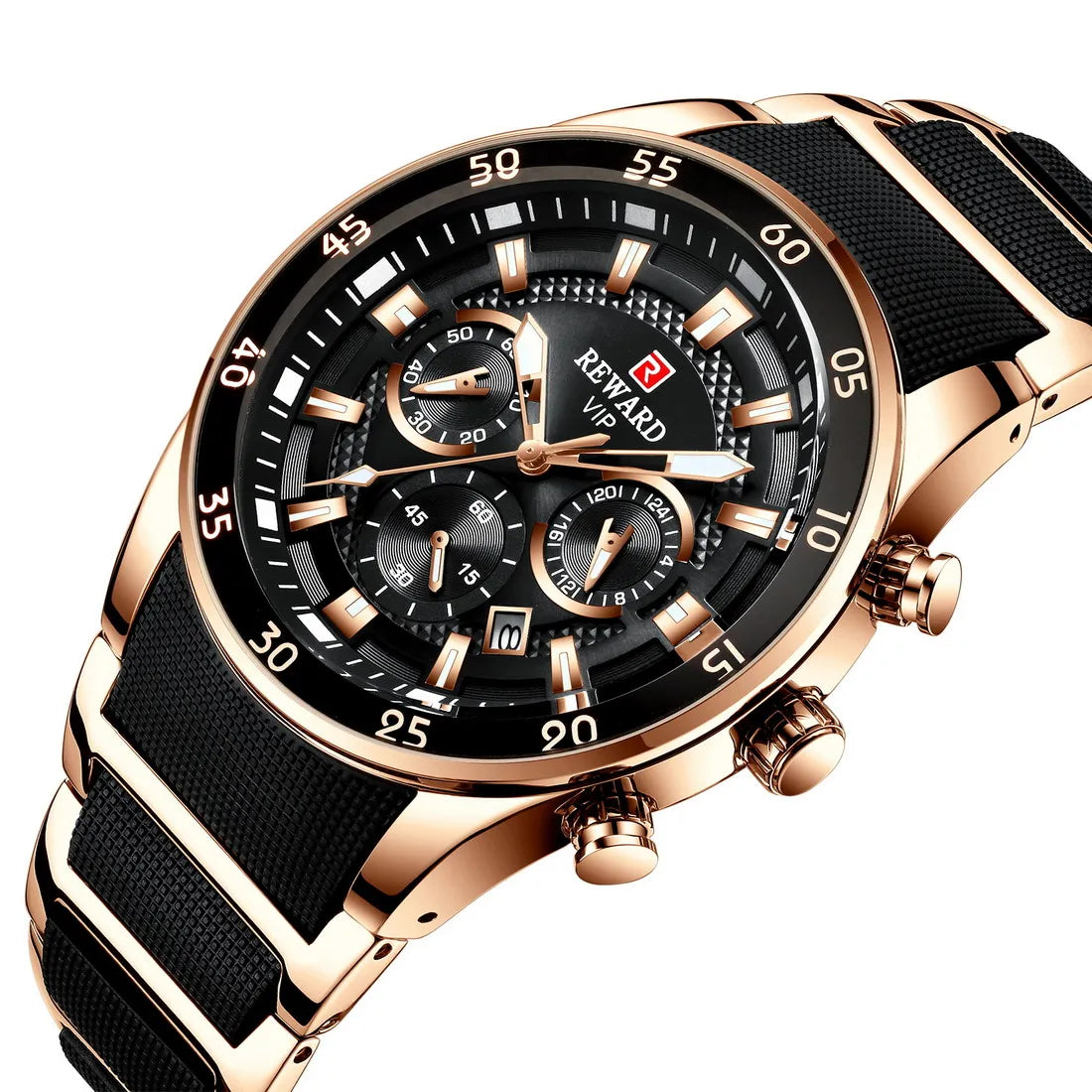 Reloj de Lujo RD Black Golden "Elegancia Suprema"