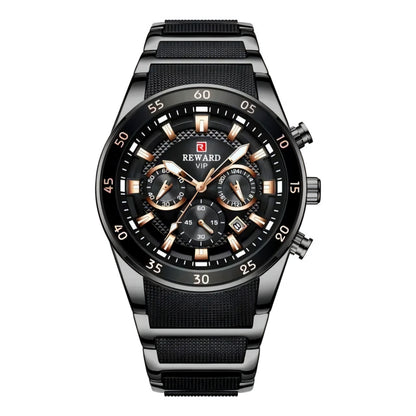Reloj de Lujo RD Full Black "Elegancia Suprema"