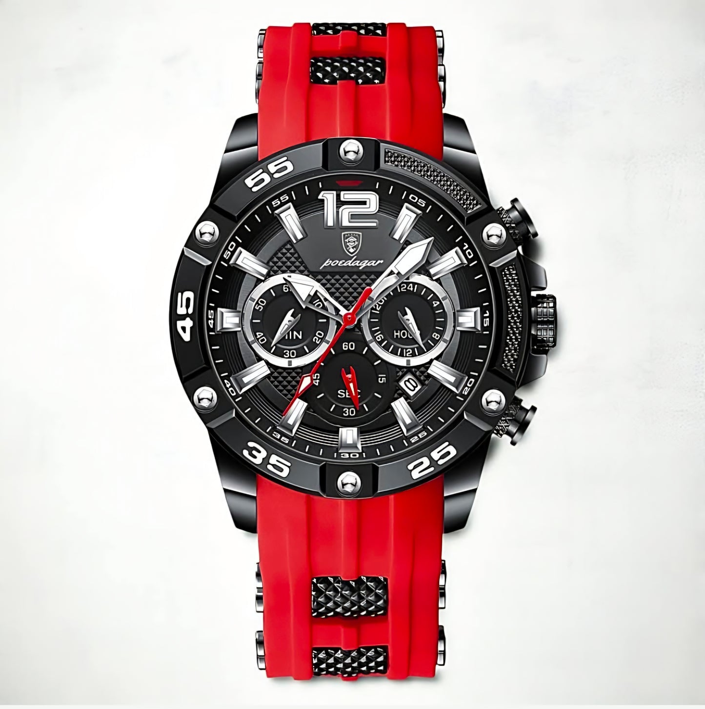 Spartan Watch Black ⚫ Red 🔴