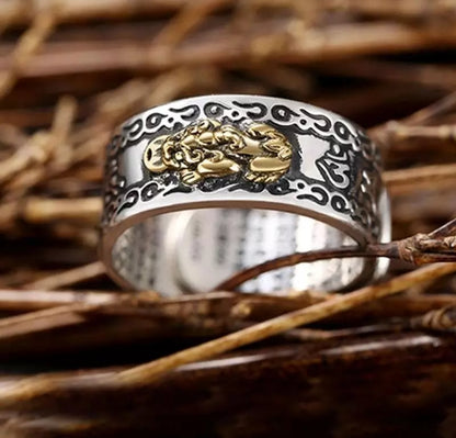 Anillo Pi Xiu Riqueza y Fortuna