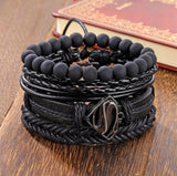 Brazalete Black Krypton. Set 4 Brazaletes